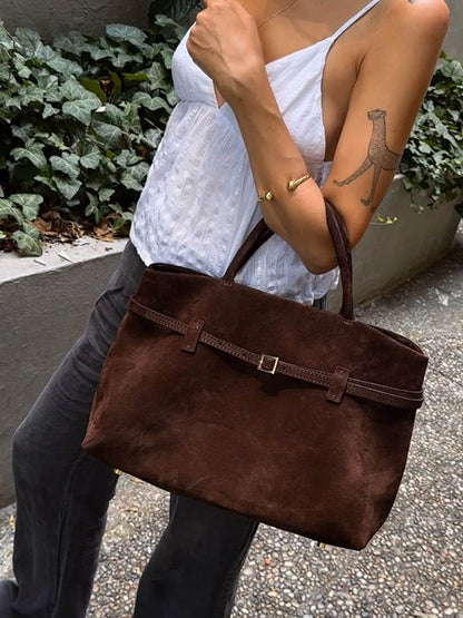 Damen Handtasche Wildleder