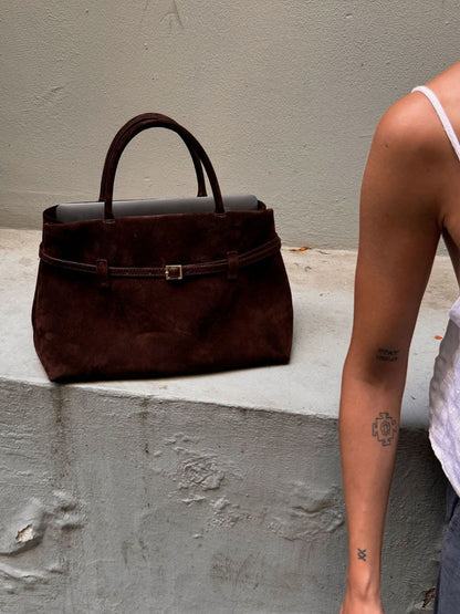 Damen Handtasche Wildleder