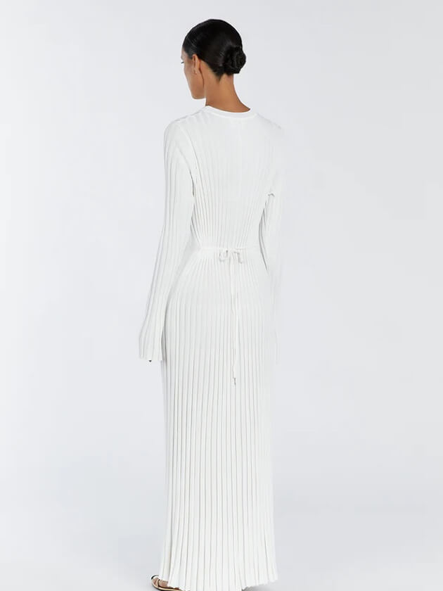 Lilli Damen Maxikleid Gerippt