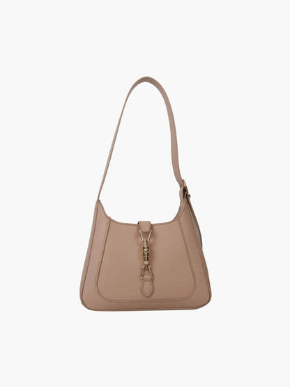 Dellina Damen Schultertasche Kunstleder Elegantes Design