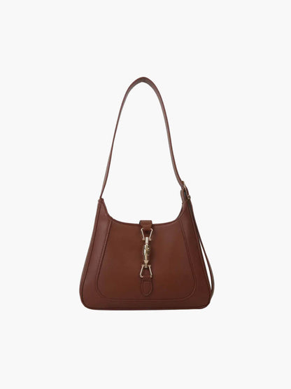Dellina Damen Schultertasche Kunstleder Elegantes Design