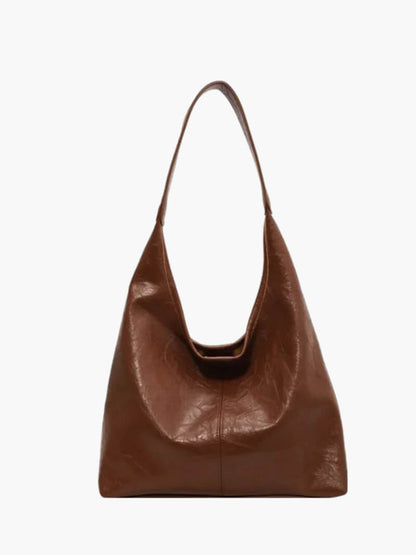 Caroly Damen Schultertasche Kunstleder Minimalistisch