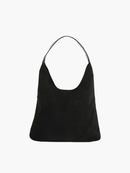 Olga Damen Schultertasche Wildleder Minimalistisch