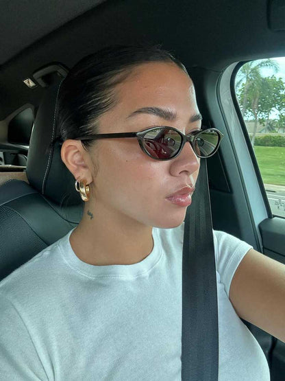 Oval Sonnenbrille Damen