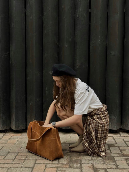 Schultertasche Damen Kunstleder