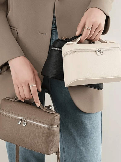 Loreen Damen Handtasche Genarbtes Kunstleder