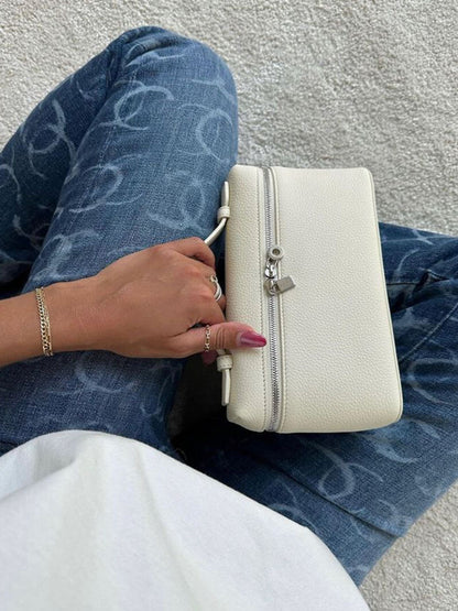 Loreen Damen Handtasche Genarbtes Kunstleder