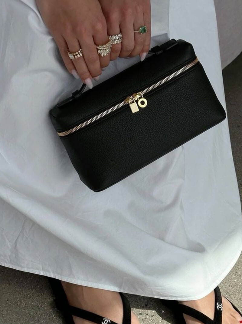 Loreen Damen Handtasche Genarbtes Kunstleder