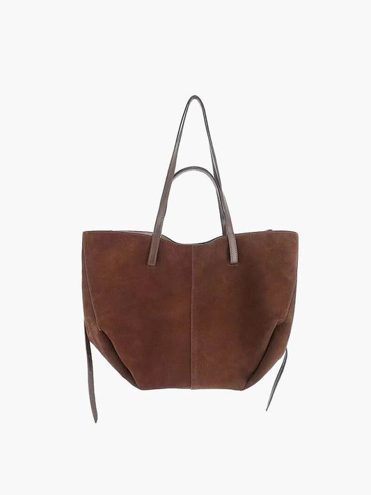 Damen Shopper-Tasche Wildleder Groß - Norvielle