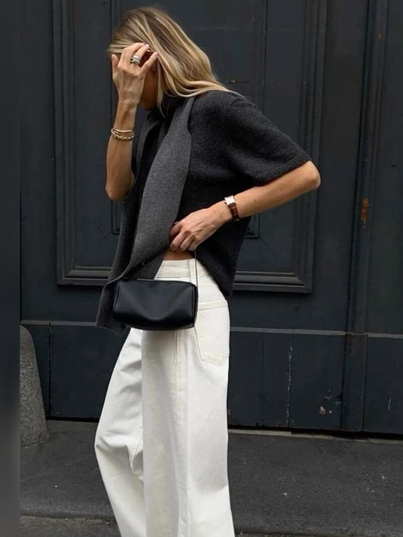 Almina Damen-Tasche Kunstleder Minimalistisch
