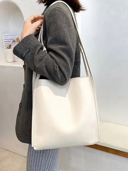 Stella Damen Schultertasche Kunstleder Minimalistisch