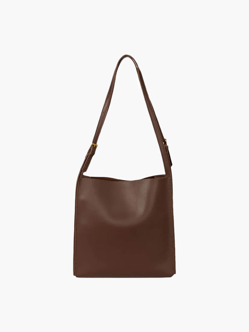 Stella Damen Schultertasche Kunstleder Minimalistisch