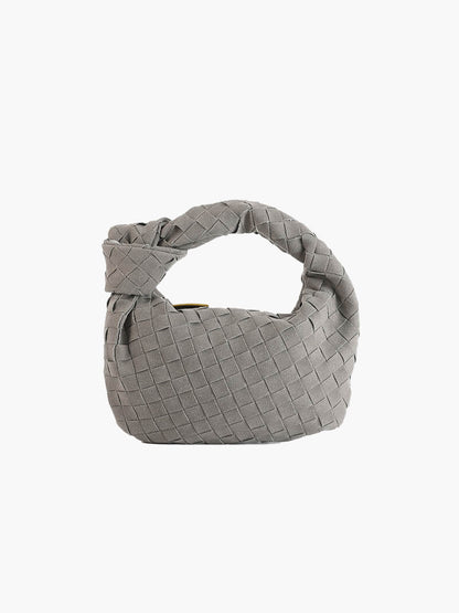 Ilyse Damen Mini-Tasche Geflochtenes Wildleder
