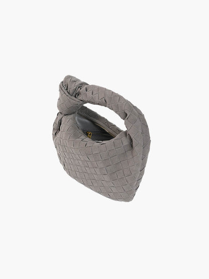 Ilyse Damen Mini-Tasche Geflochtenes Wildleder