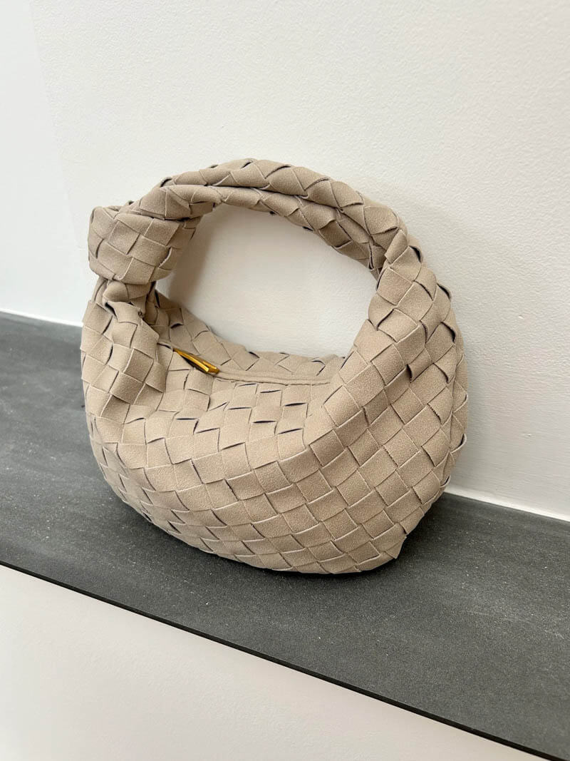 Ilyse Damen Mini-Tasche Geflochtenes Wildleder