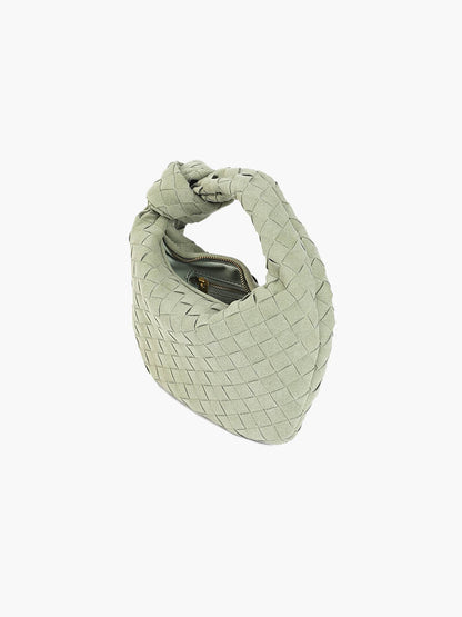 Ilyse Damen Mini-Tasche Geflochtenes Wildleder