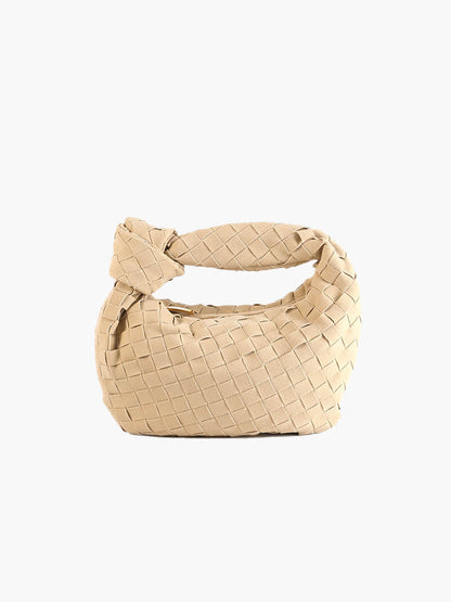 Ilyse Damen Mini-Tasche Geflochtenes Wildleder