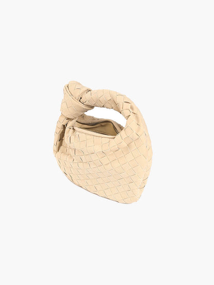 Ilyse Damen Mini-Tasche Geflochtenes Wildleder