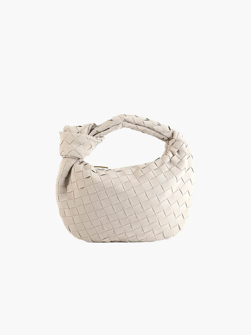 Ilyse Damen Mini-Tasche Geflochtenes Wildleder