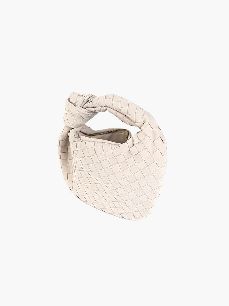 Ilyse Damen Mini-Tasche Geflochtenes Wildleder