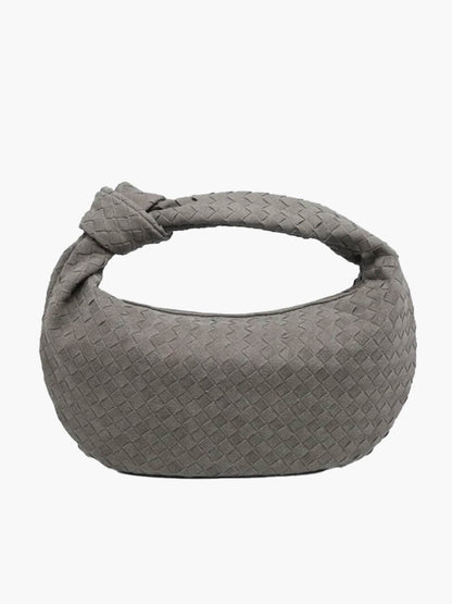 Geflochtete Hobo-Tasche mit Knoten-Detail Braun