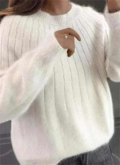 Damen Strickpullover Moderner Winterlook
