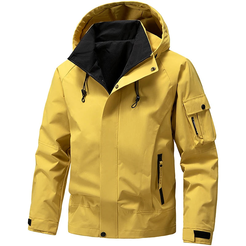 Eveloria Herren Softshell-Jacke Wasserabweisend Mit Kapuze