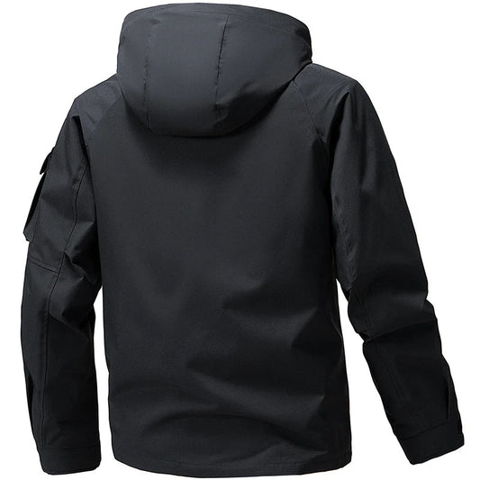 Eveloria Herren Softshell-Jacke Wasserabweisend Mit Kapuze - Eveloria