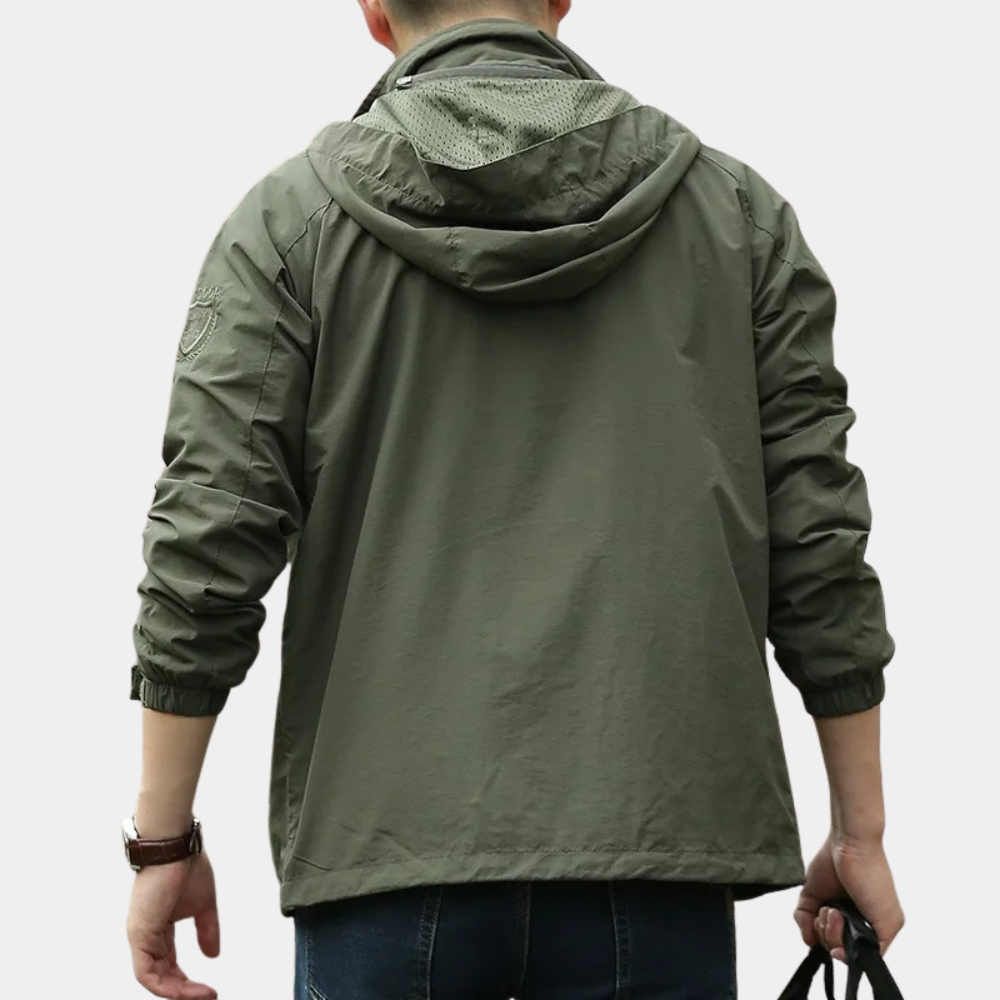 Sommerjacke – Leichte Cargo-Jacke mit Kapuze für Männer-Chaps Herrenmode