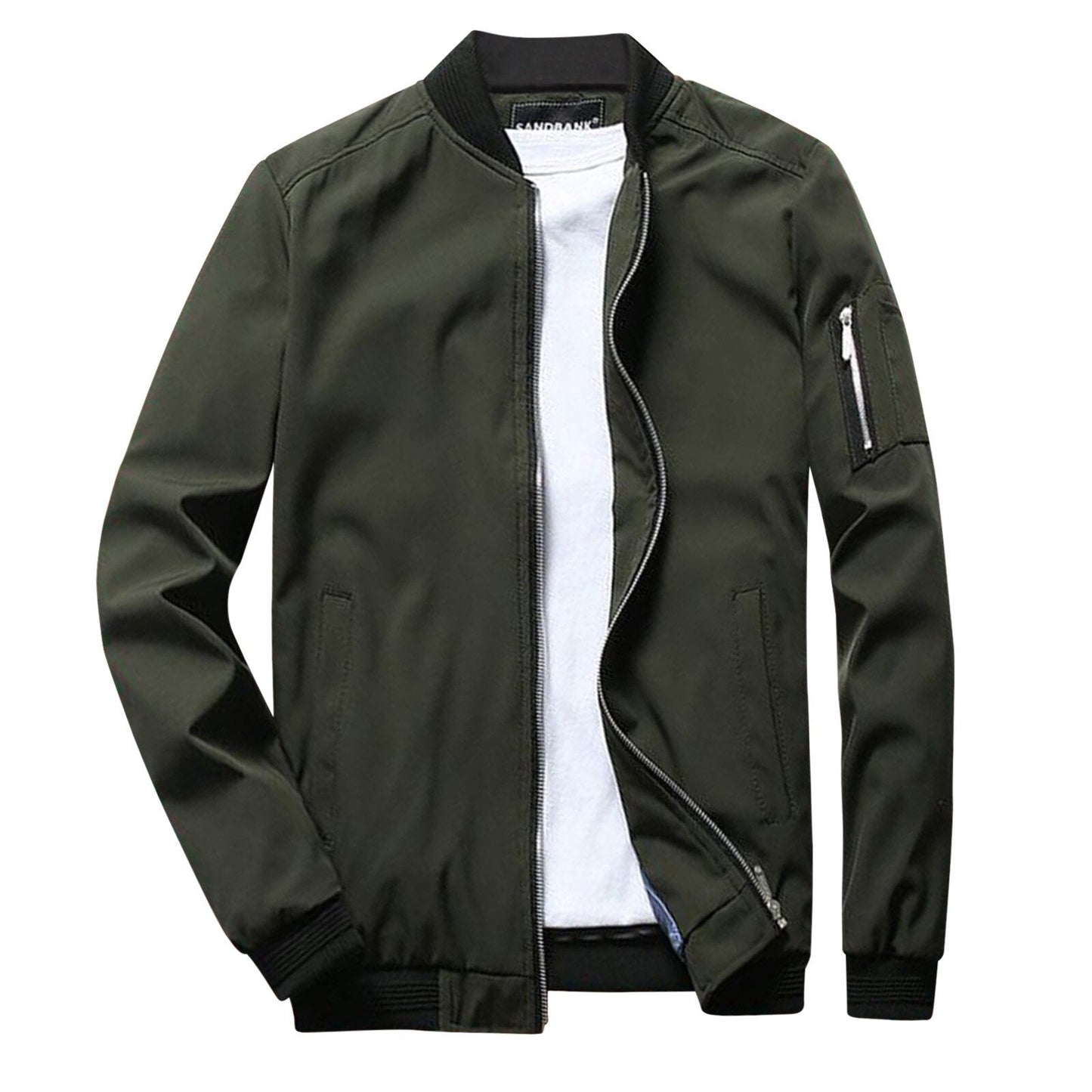 Herren Sommerjacke Leichtgewicht Bomberjacke Zip-Up - Eveloria