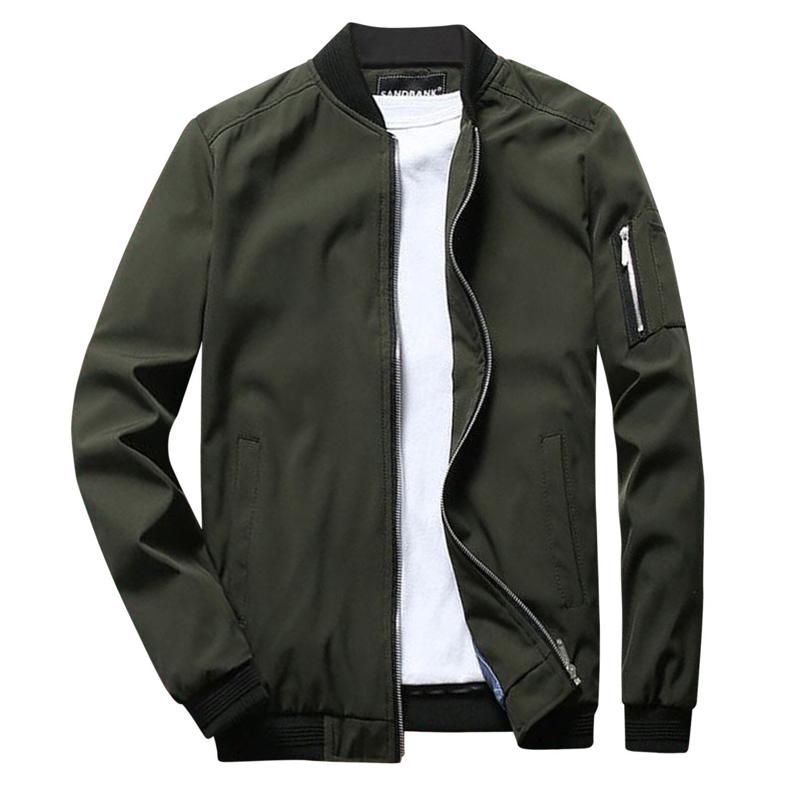 Herren Sommerjacke Leichtgewicht Bomberjacke Zip-Up - Eveloria