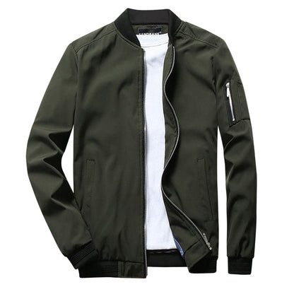 Herren Sommerjacke Leichtgewicht Bomberjacke Zip-Up - Eveloria