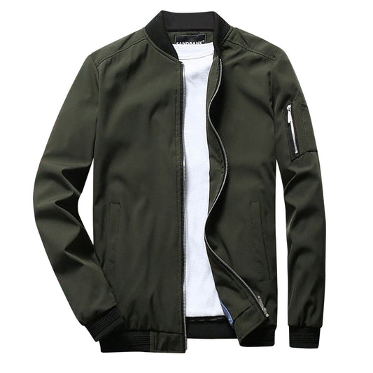 Herren Sommerjacke Leichtgewicht Bomberjacke Zip-Up - Eveloria