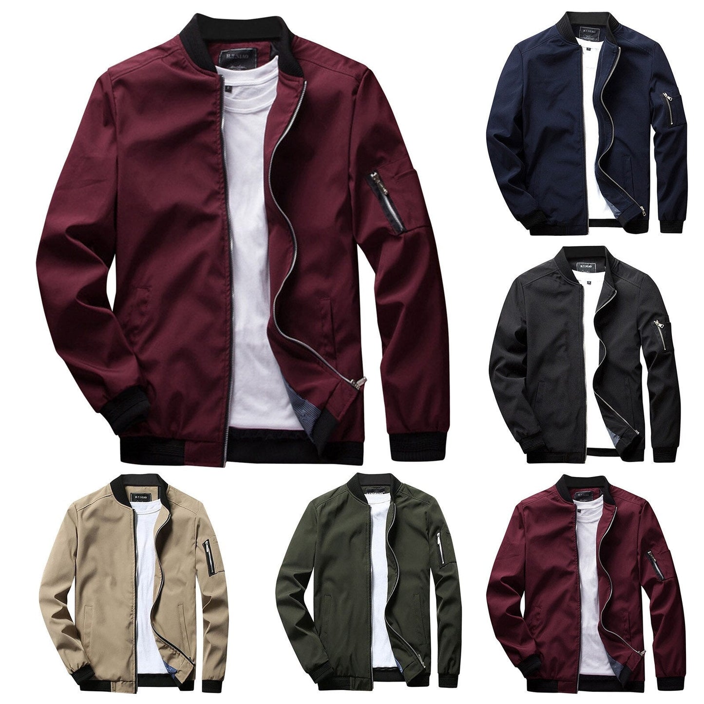 Sommerjacke - Leichtgewicht - Zip-Up - Bomberjacke - Herrenjacke-Chaps Herrenmode