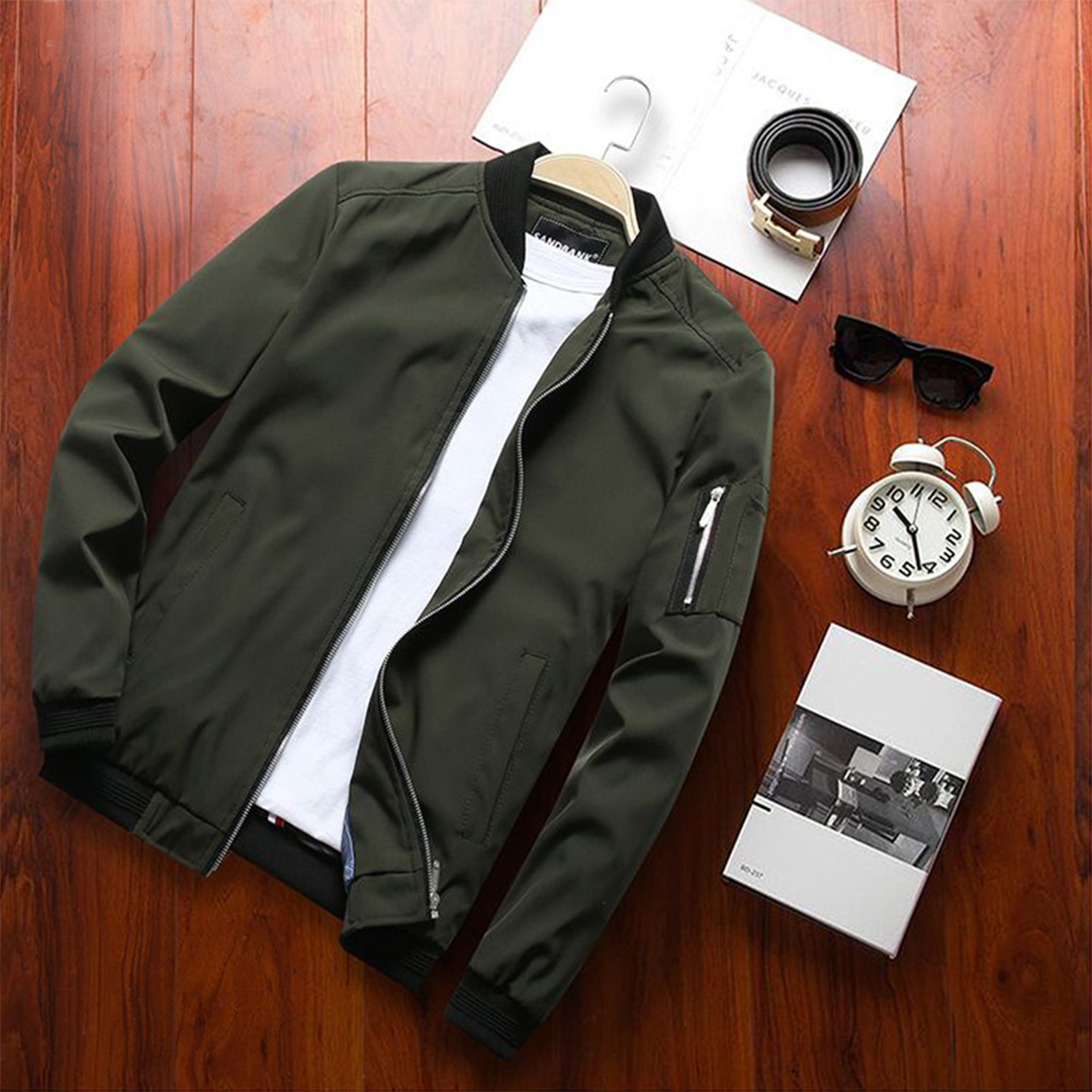Sommerjacke - Leichtgewicht - Zip-Up - Bomberjacke - Herrenjacke-Chaps Herrenmode