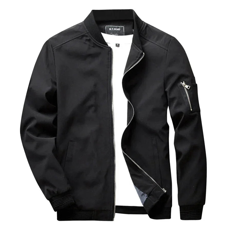 Sommerjacke | Reißverschluss | Dünn | Bomberjacke | Herrenjacke-Chaps Herrenmode