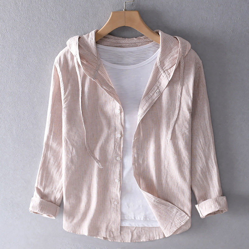 Damen Bluse mit Kapuze und Taschen Weich Leicht