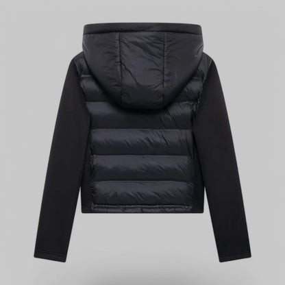 Damen Leichte Steppjacke Kapuze Reißverschluss