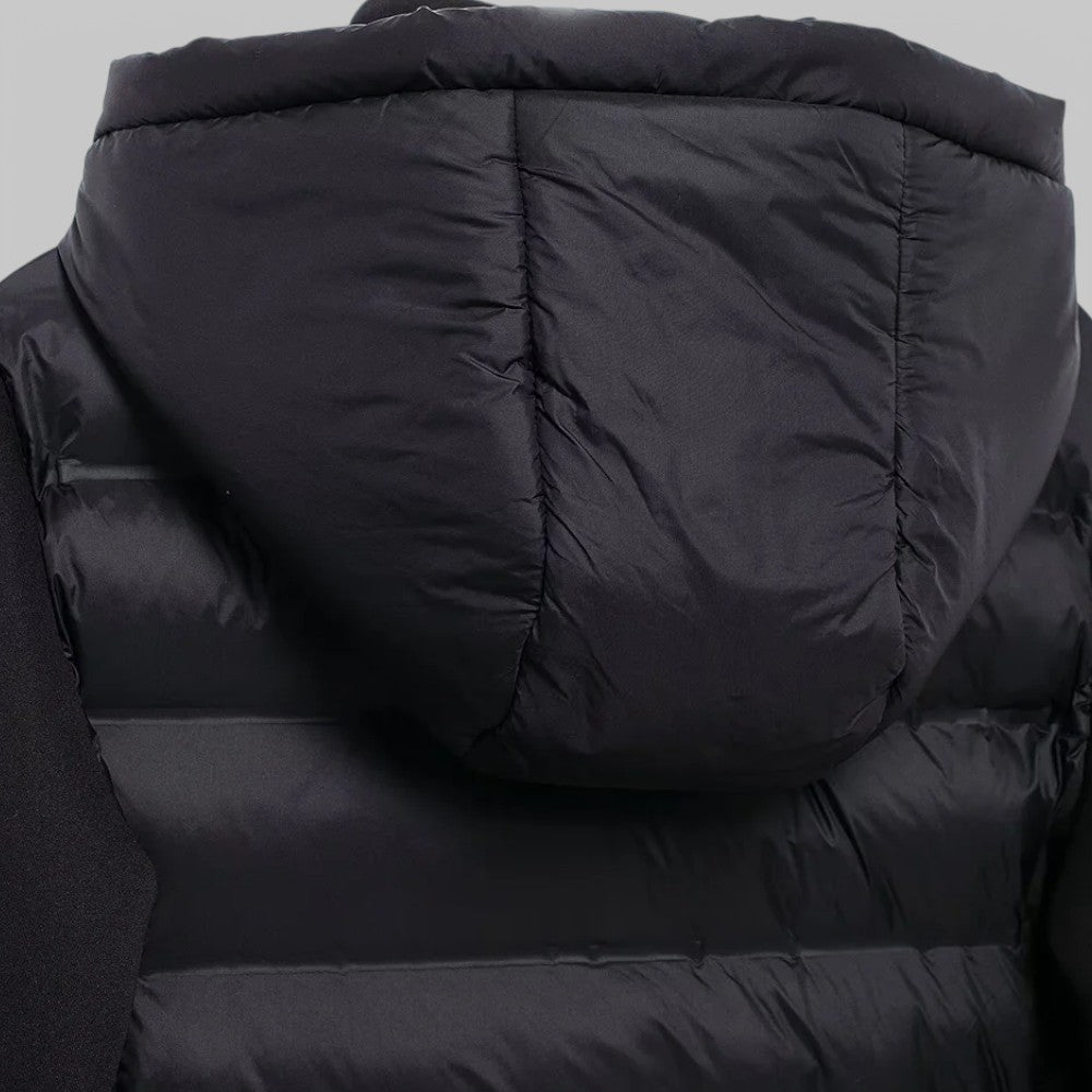 Damen Leichte Steppjacke Kapuze Reißverschluss