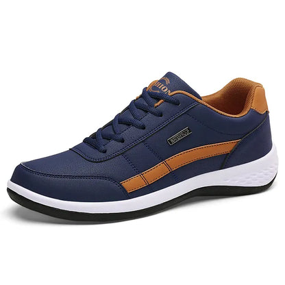 Sportschuhe | Ergonomisch | Schnürschuhe | Wanderschuhe | Herrenschuhe-Blau-40-Chaps Herrenmode