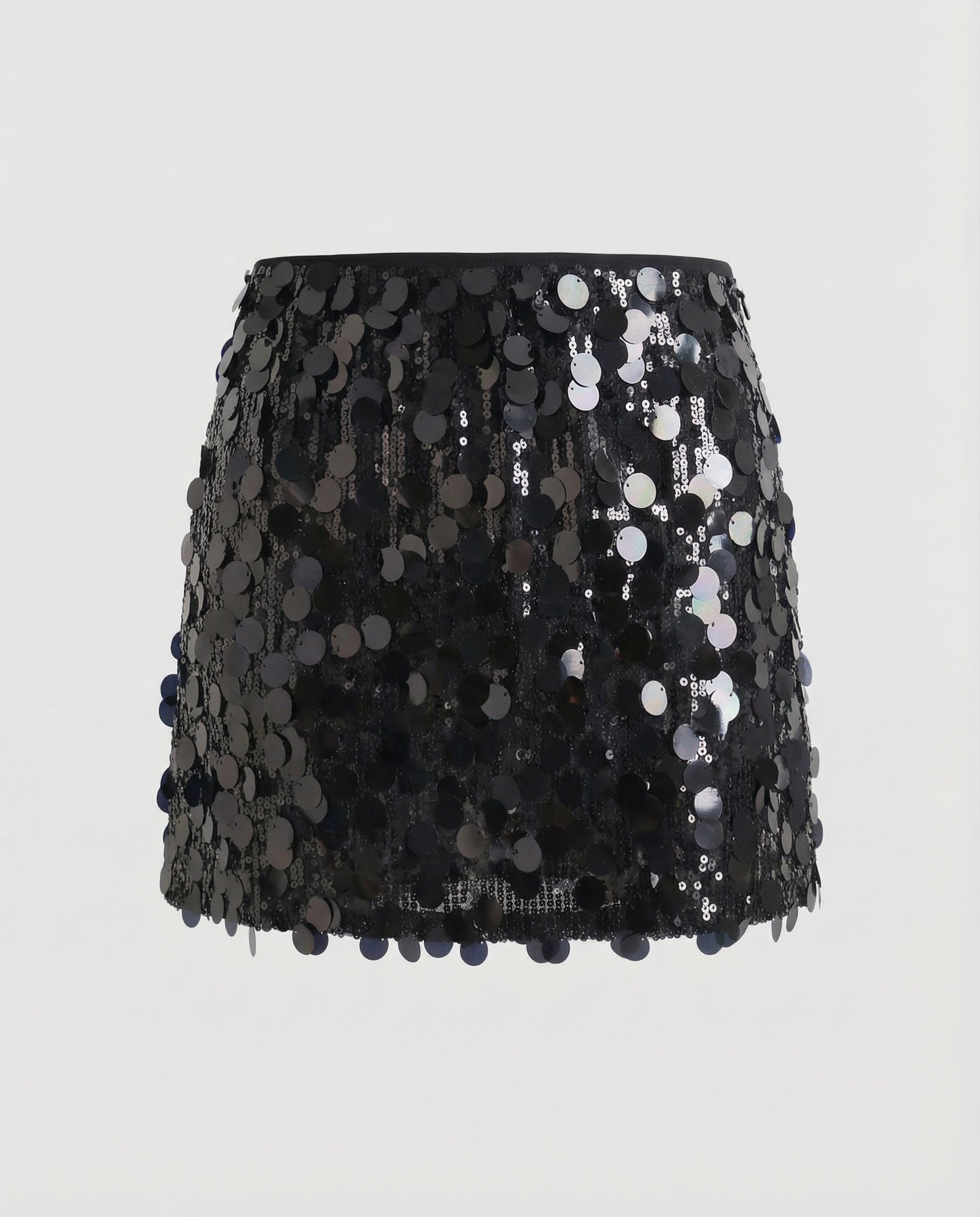 Eveloria Damen Minirock Pailletten