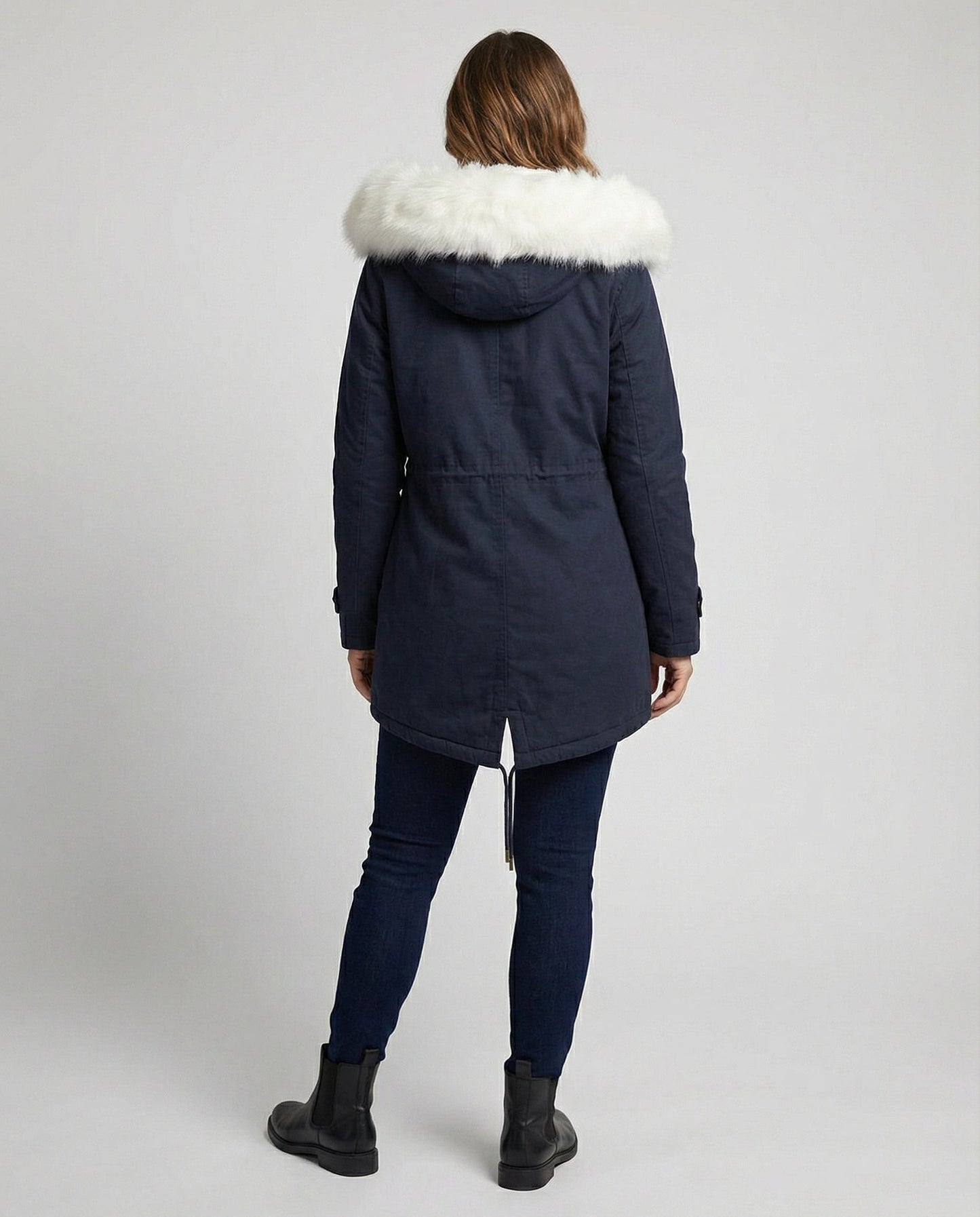Damen Winterjacke Mittellang Warm