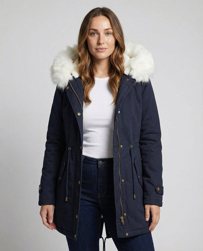 Damen Winterjacke Mittellang Warm - Eveloria