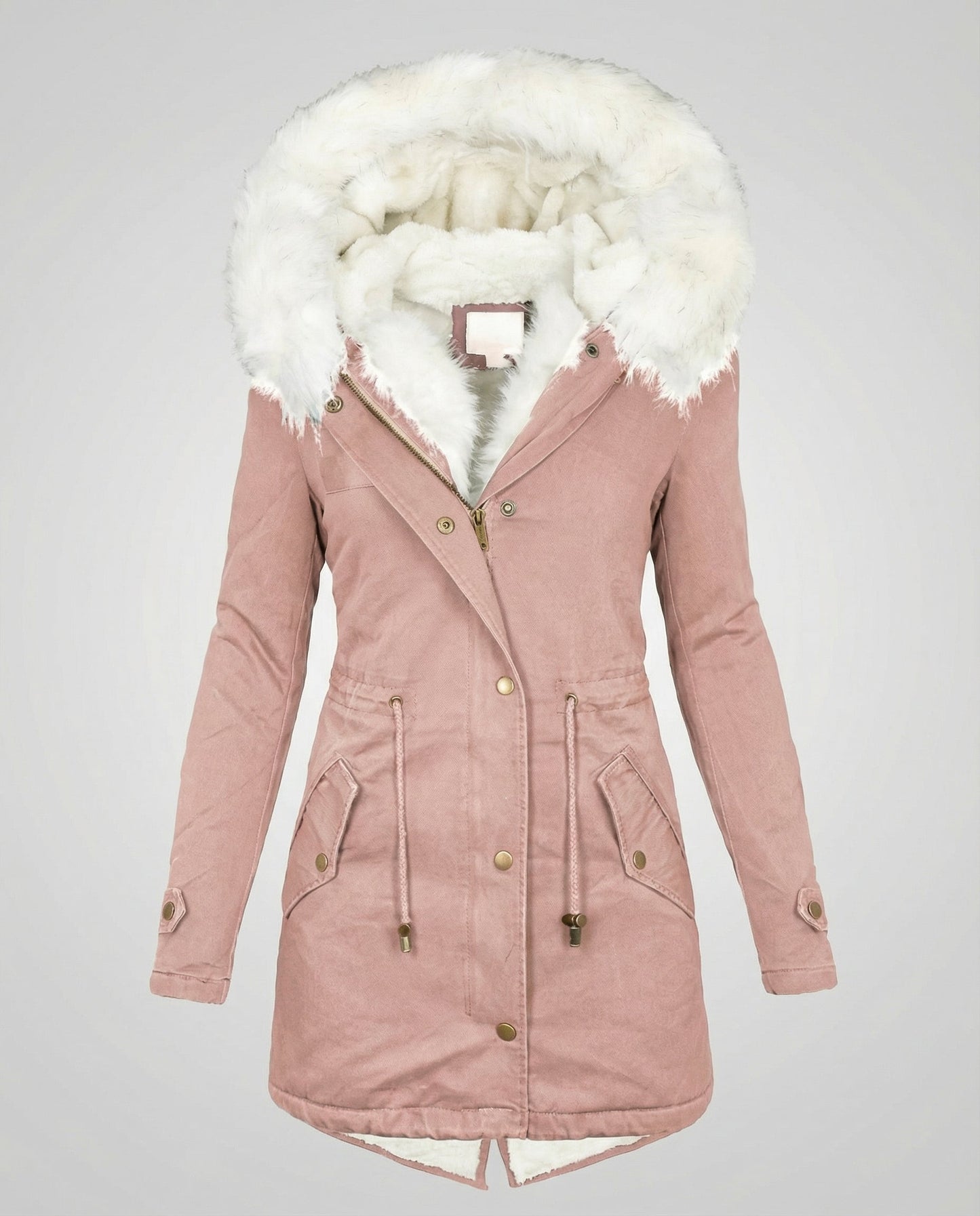 Damen Winterjacke Mittellang Warm