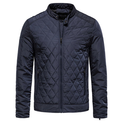 Herren Steppjacke Reißverschluss Winterjacke - Eveloria