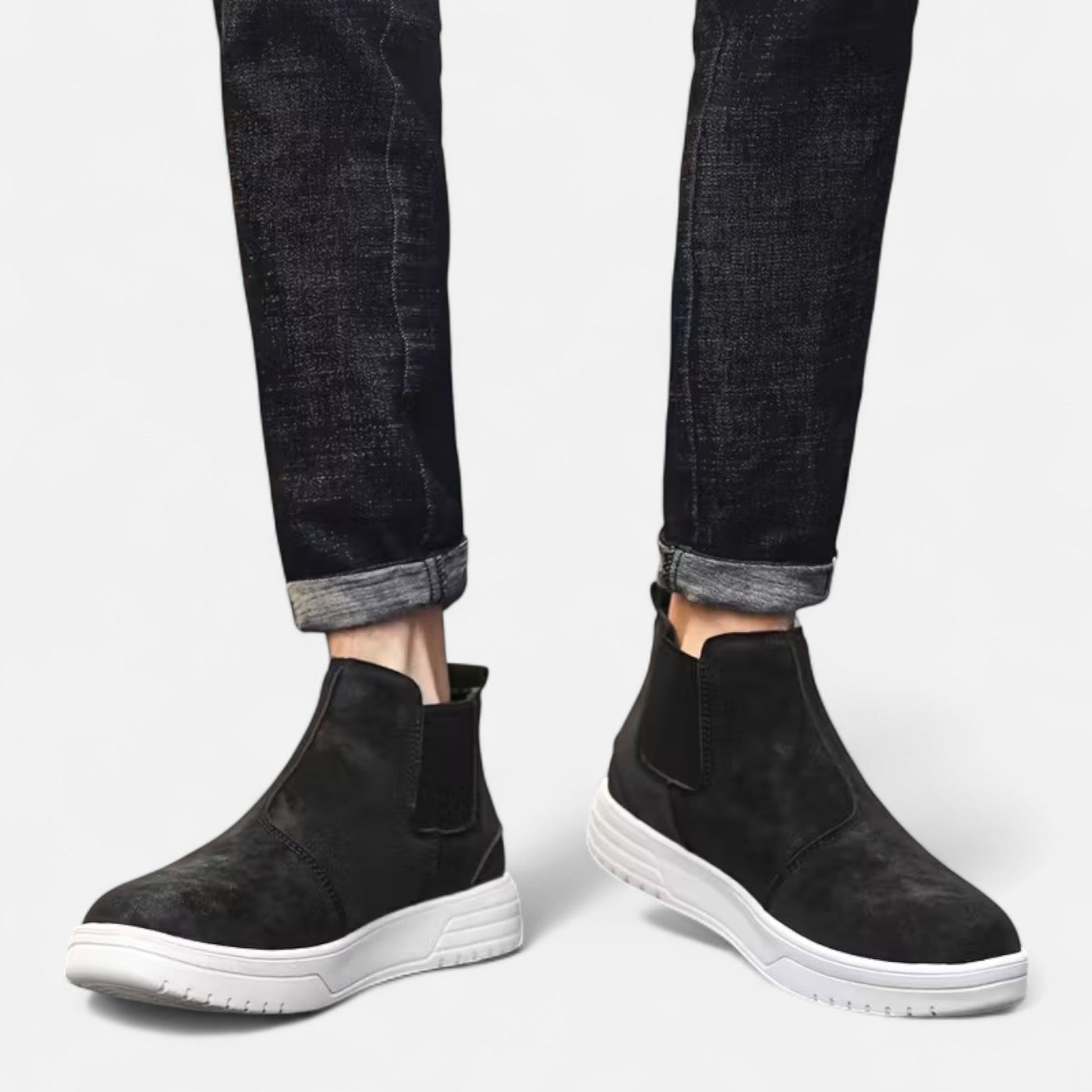 Stiefeletten | Casual | Gummisohle | Schlupfstiefel | Herrenstiefel-Chaps Herrenmode