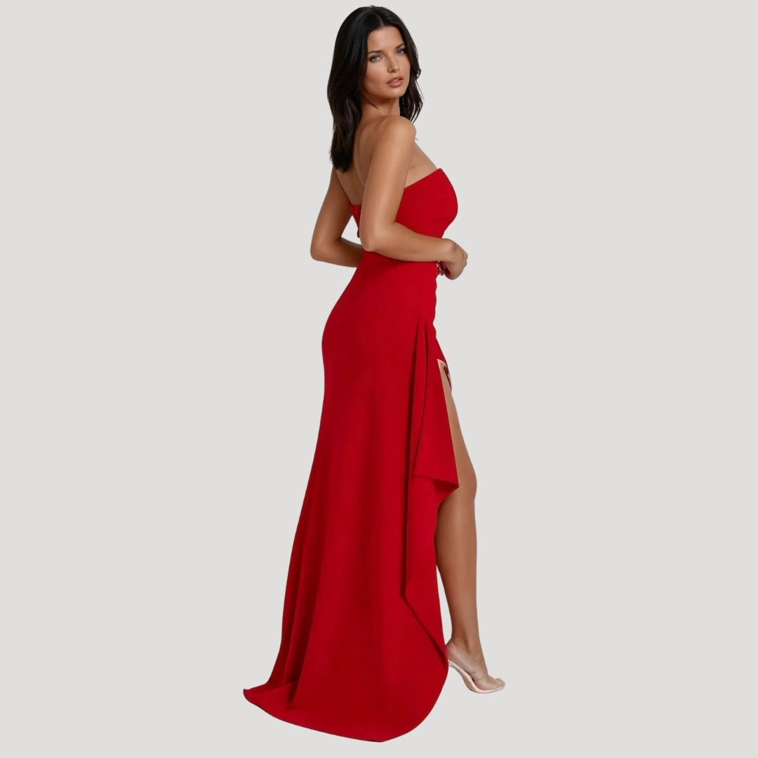 Damen Trägerloses Maxi-Kleid für Hochzeitsgäste