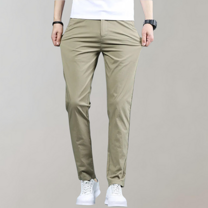 Männer Skinny-Jeanshose Stretchbaumwolle Schwarz - Eveloria