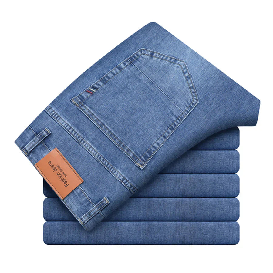 Stretchjeans | Bequem | Normale Passform | Gerade geschnittene Jeans | Herrenjeans-Chaps Herrenmode