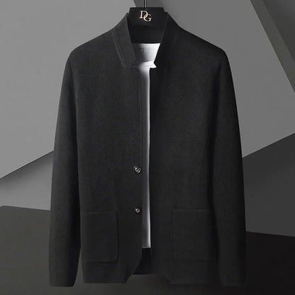 Herren Strickjacke Cardigan mit Knöpfen und Taschen - Eveloria